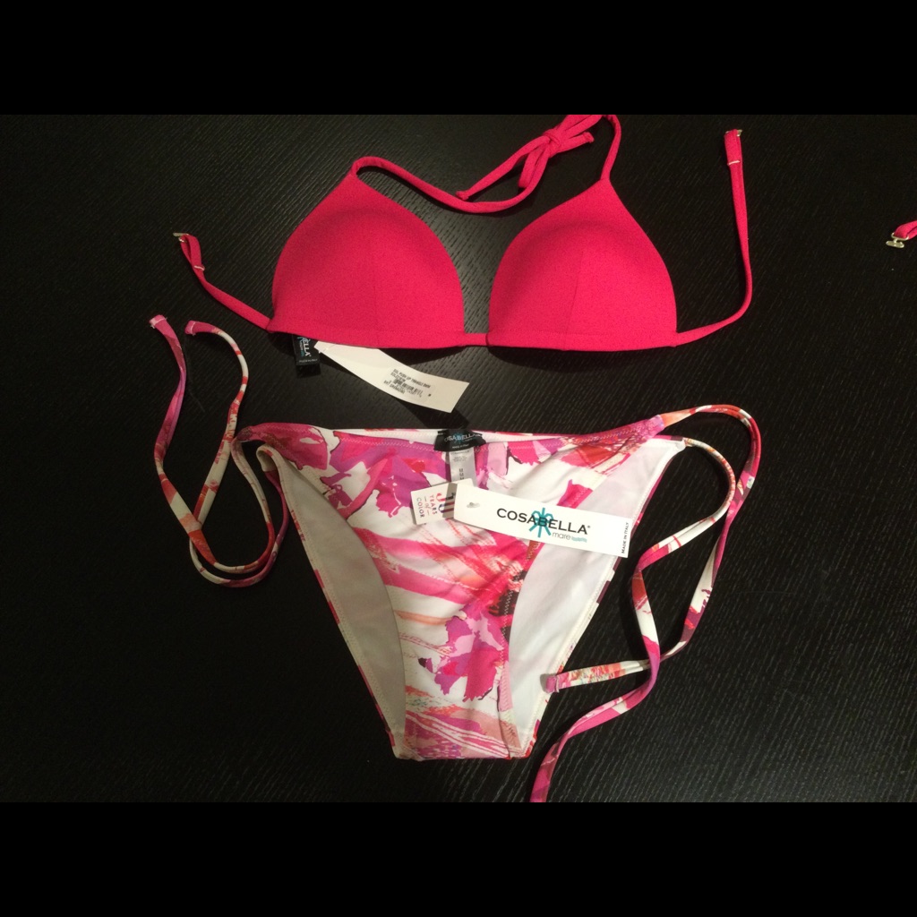 Cosabella Mare Multicolor Floral Bikini Set Size M New With Tags